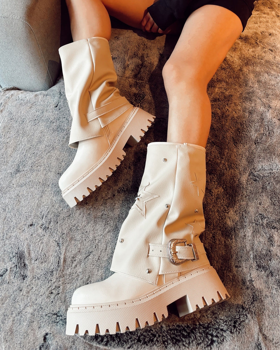 PARTY BOOTS BOHO BEIGE