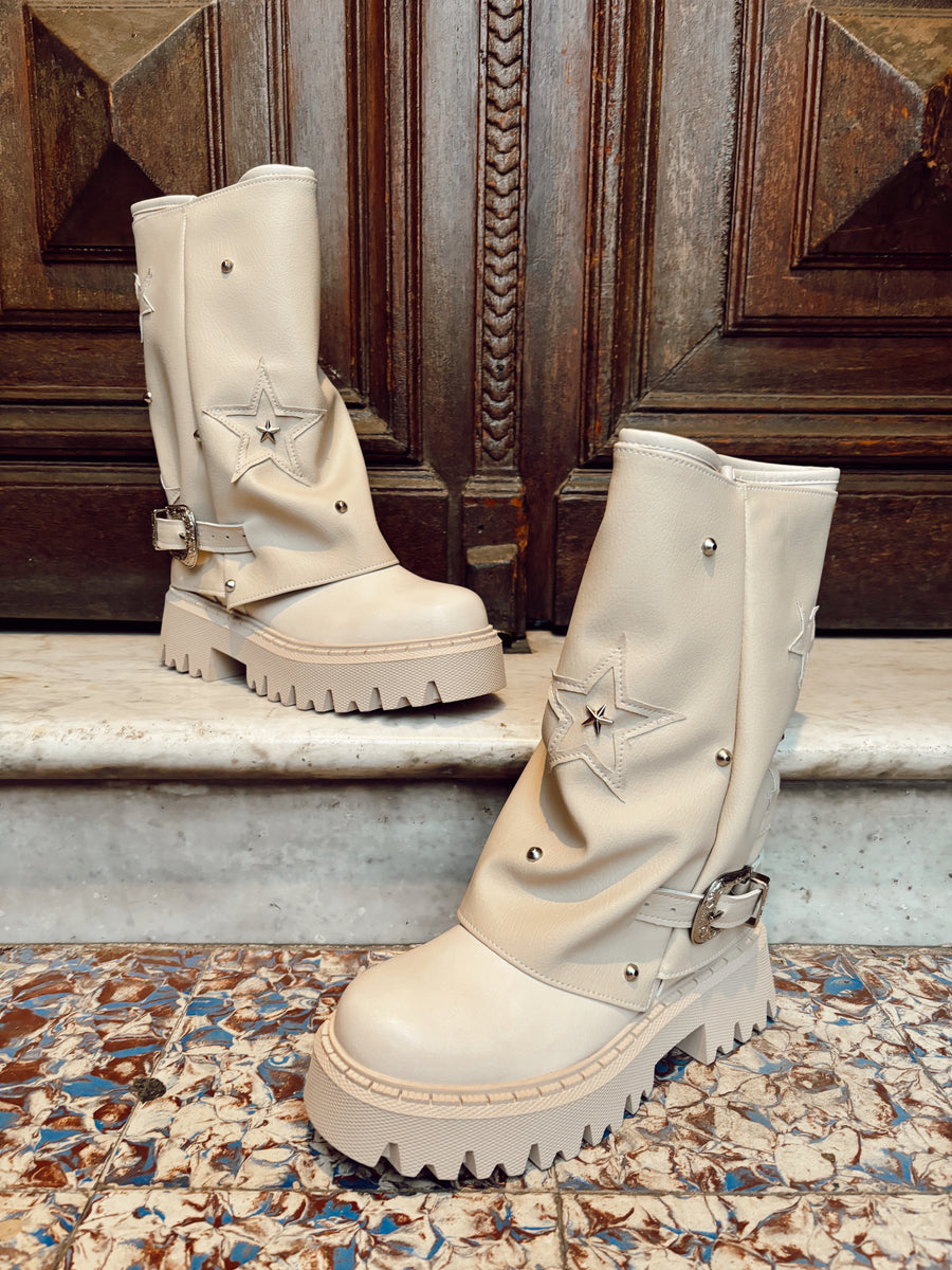 PARTY BOOTS BOHO BEIGE