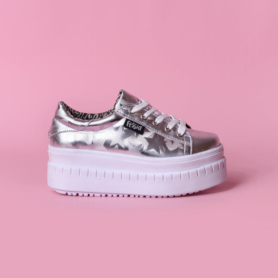 Zapatilla Funky Stars Silver