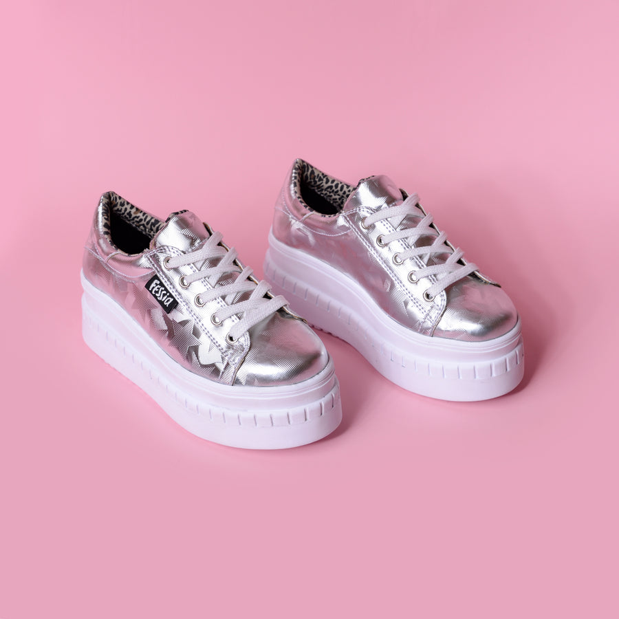 Zapatilla Funky Stars Silver